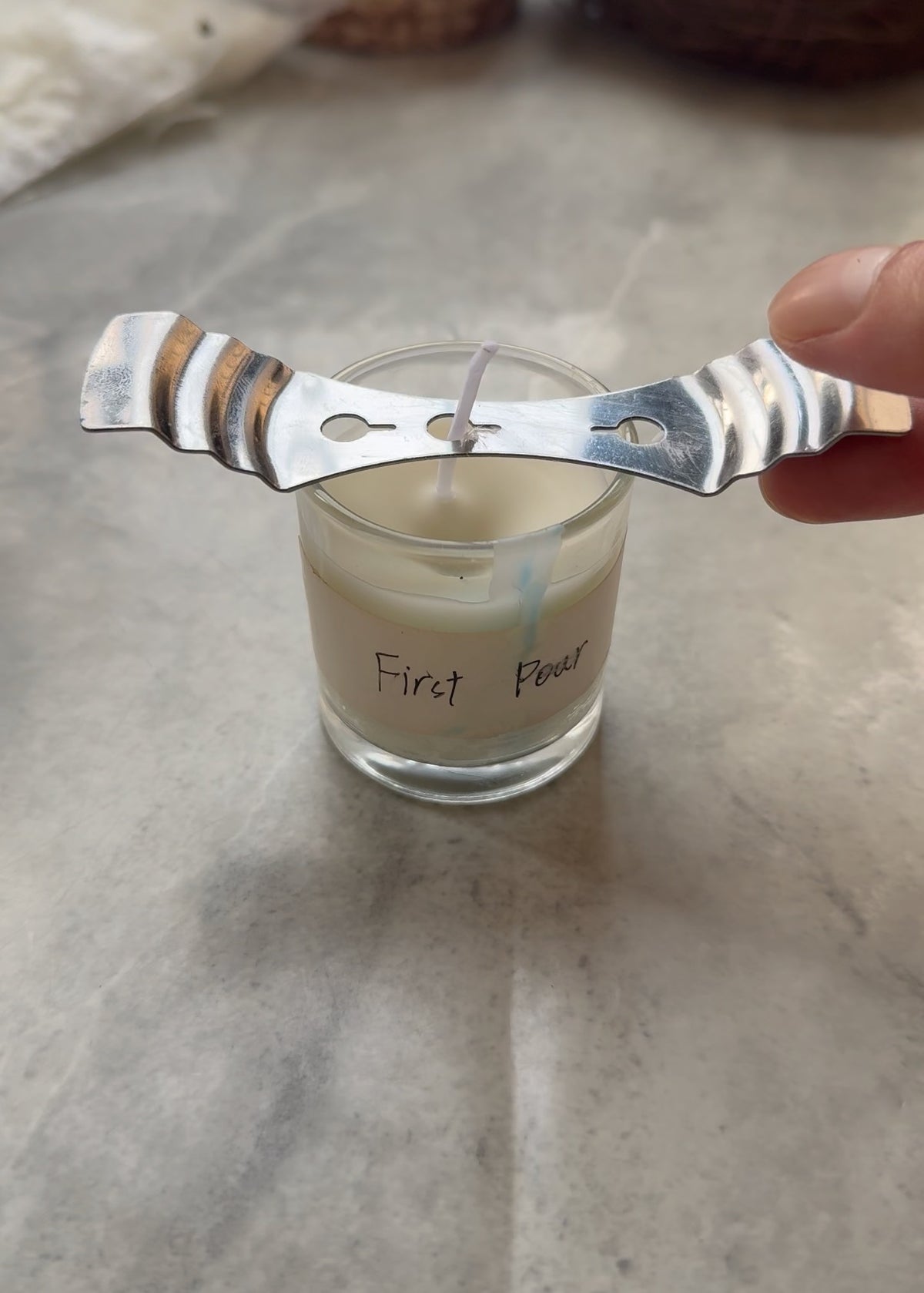 Candle making moment